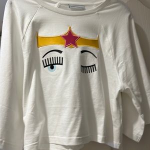 Chiara Ferragni crop T-shirt size L